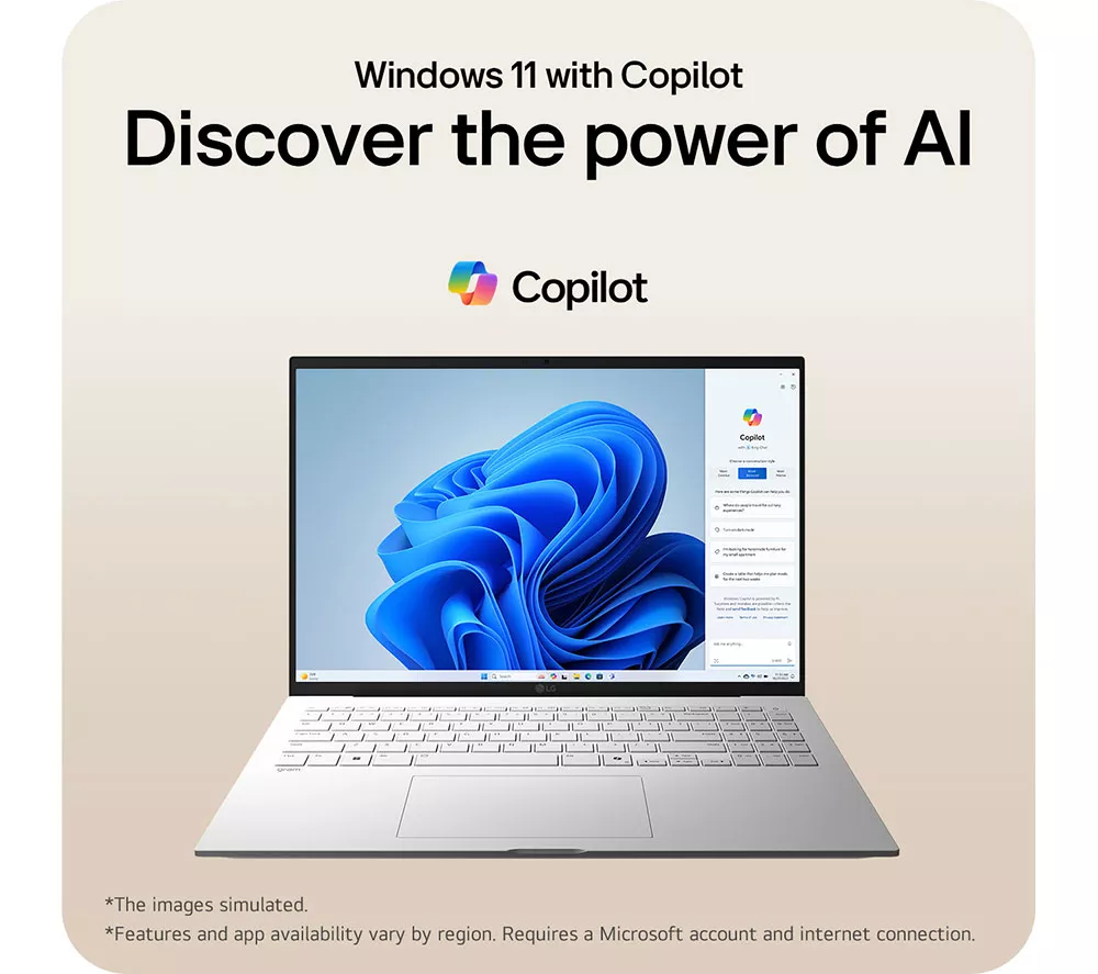 LG gram 16 16Z90T-G.AA78A1 16" Laptop, Copilot - Intel® Core™ Ultra 7, 1 TB SSD, Black - Image 9