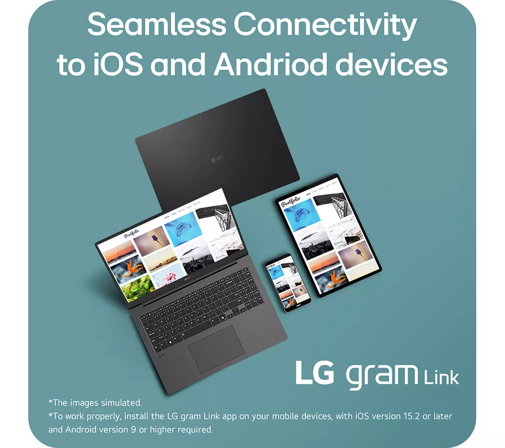 LG gram 16 16Z90T-G.AA78A1 16" Laptop, Copilot - Intel® Core™ Ultra 7, 1 TB SSD, Black - Image 10