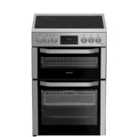 HOTPOINT Multiflow HDE6VDCX 60 cm Electric Ceramic Cooker - Stainless Steel