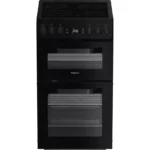 HOTPOINT HDE5VDCB 50 cm Electric Ceramic Cooker - Black