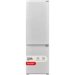 SHARP SJ-BE237M01X-EN Integrated 70/30 Fridge Freezer - Sliding Hinge