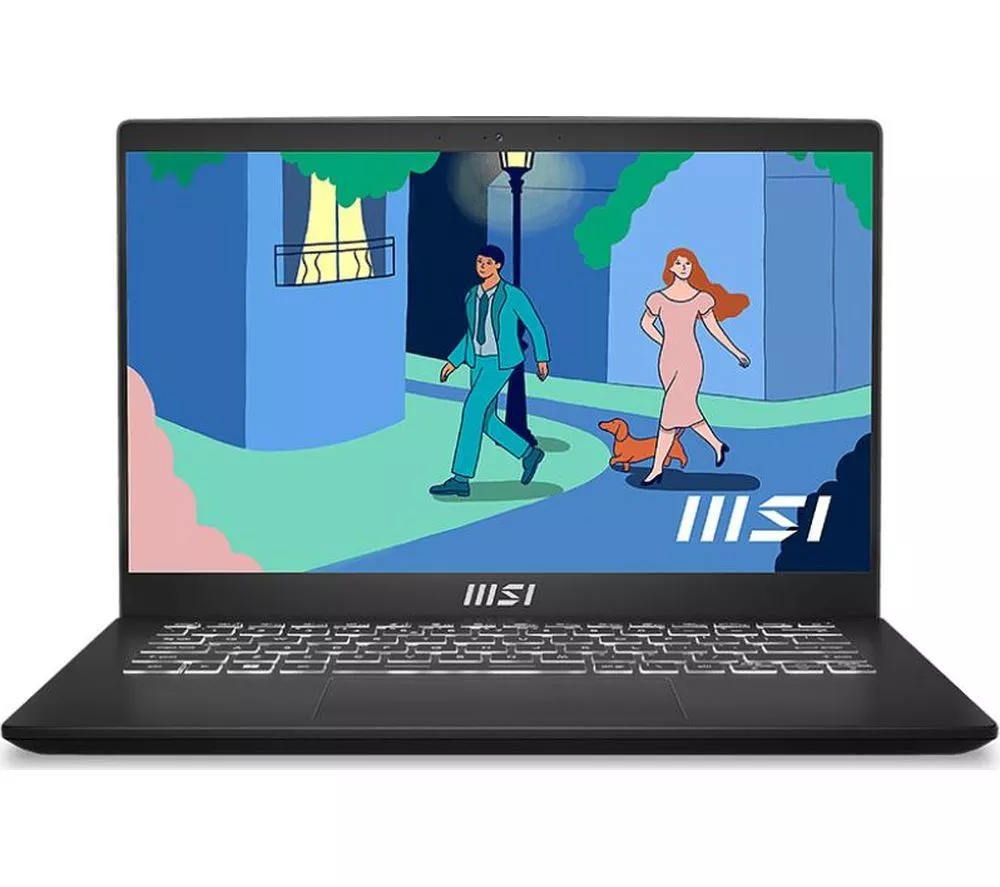 MSI Modern 14 C7M-407UK 14" Laptop - AMD Ryzen 5, 512 GB SSD, Black