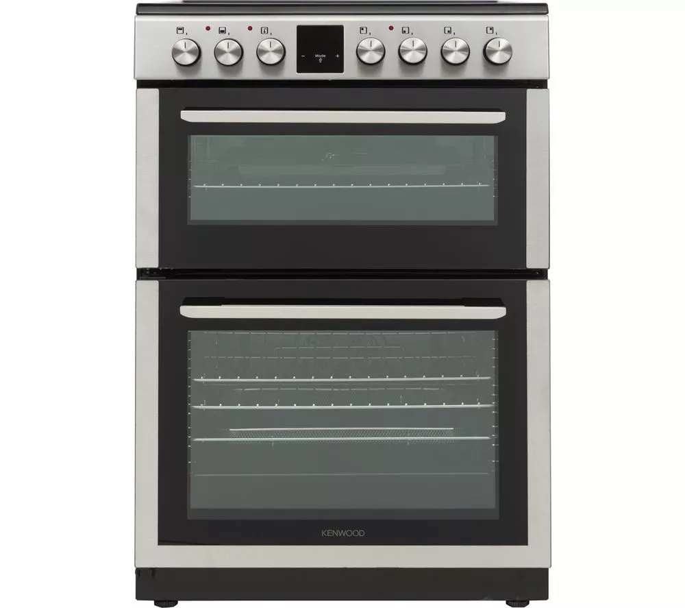 KENWOOD KDC60SS25 60 cm Electric Ceramic Cooker with AirFry - Inox
