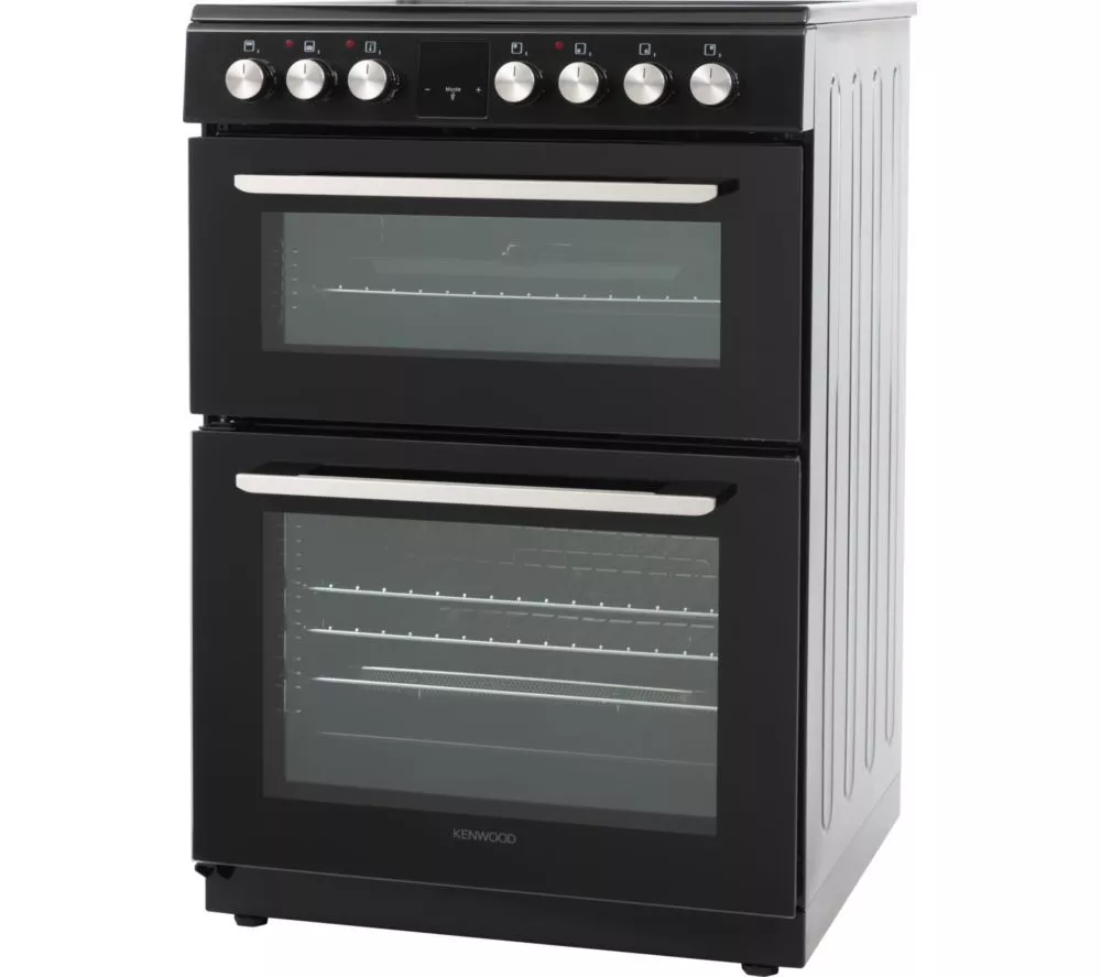 KENWOOD KDC60B25 60 cm Electric Ceramic Cooker with Air Fry- Black