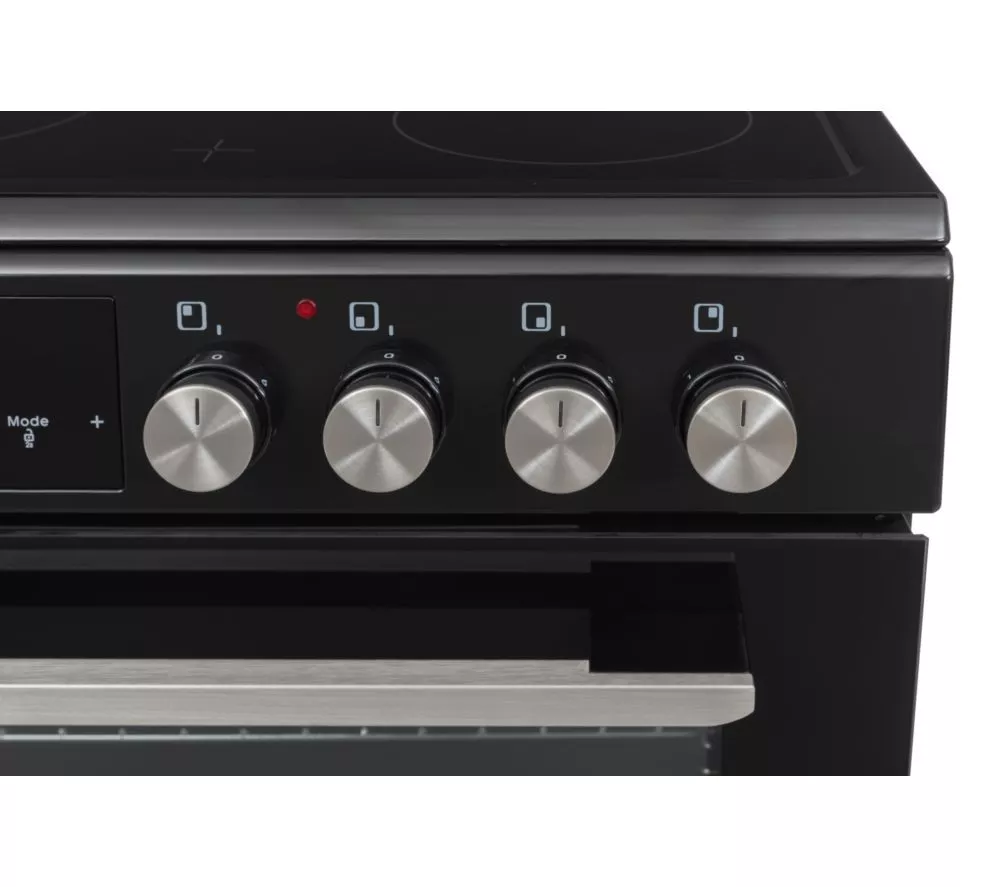 KENWOOD KDC60B25 60 cm Electric Ceramic Cooker with Air Fry- Black
