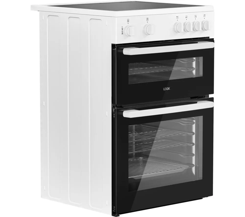 LOGIK LDOC60W25 60 cm Electric Cooker - White - Image 2
