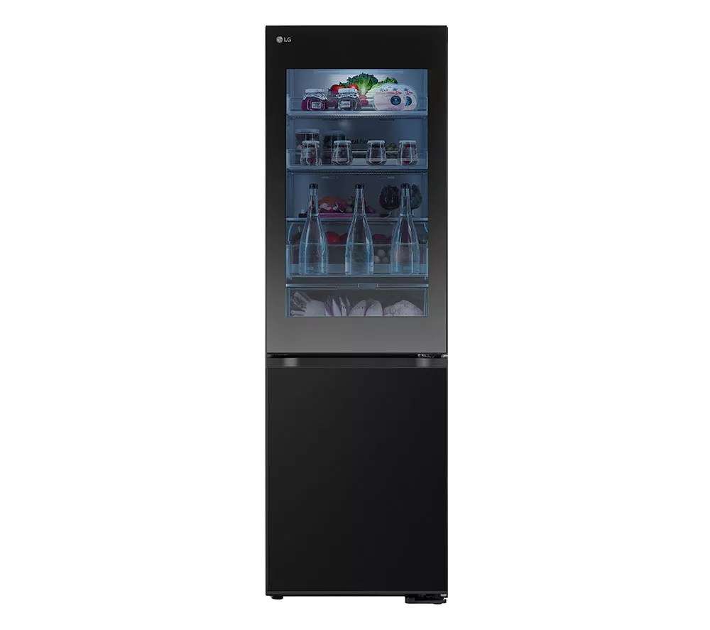 LG InstaView GBG5160CEV Smart 60/40 Fridge Freezer - Essence Black Steel