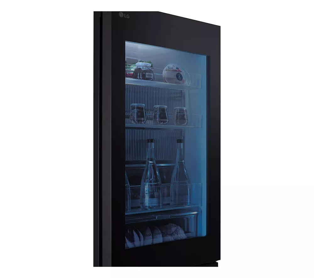 LG InstaView GBG5160CEV Smart 60/40 Fridge Freezer - Essence Black Steel