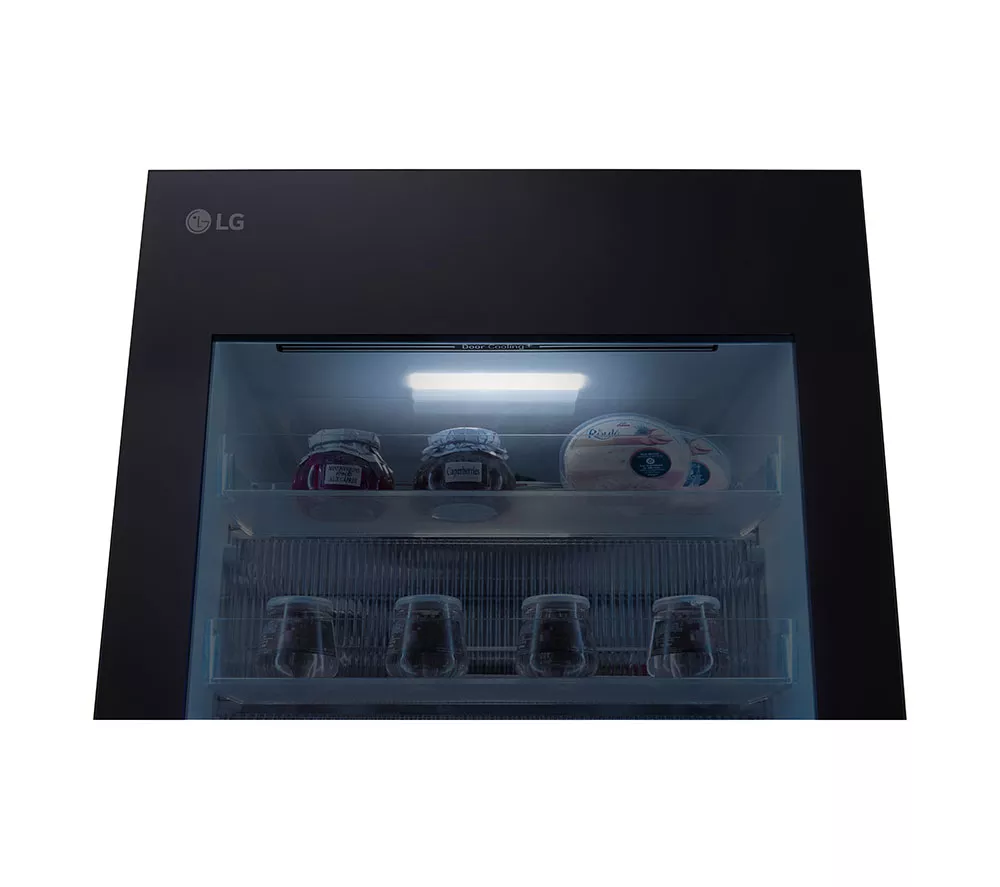 LG InstaView GBG5160CEV Smart 60/40 Fridge Freezer - Essence Black Steel