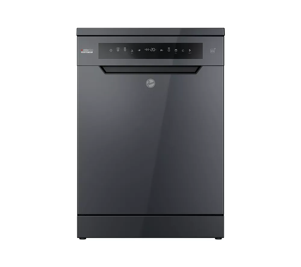 HOOVER H-Dish 500 HF 4B7F0A-80 Full-size WiFi-enabled Dishwasher - Anthracite