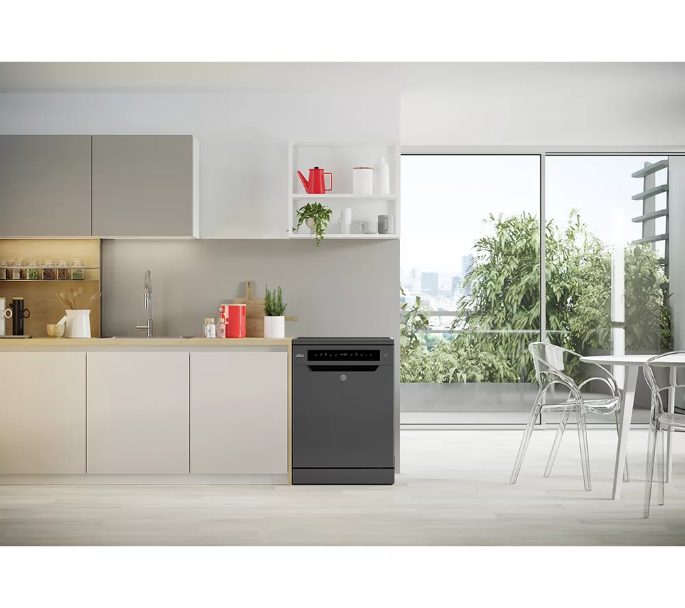 HOOVER H-Dish 500 HF 4B7F0A-80 Full-size WiFi-enabled Dishwasher - Anthracite - Image 10