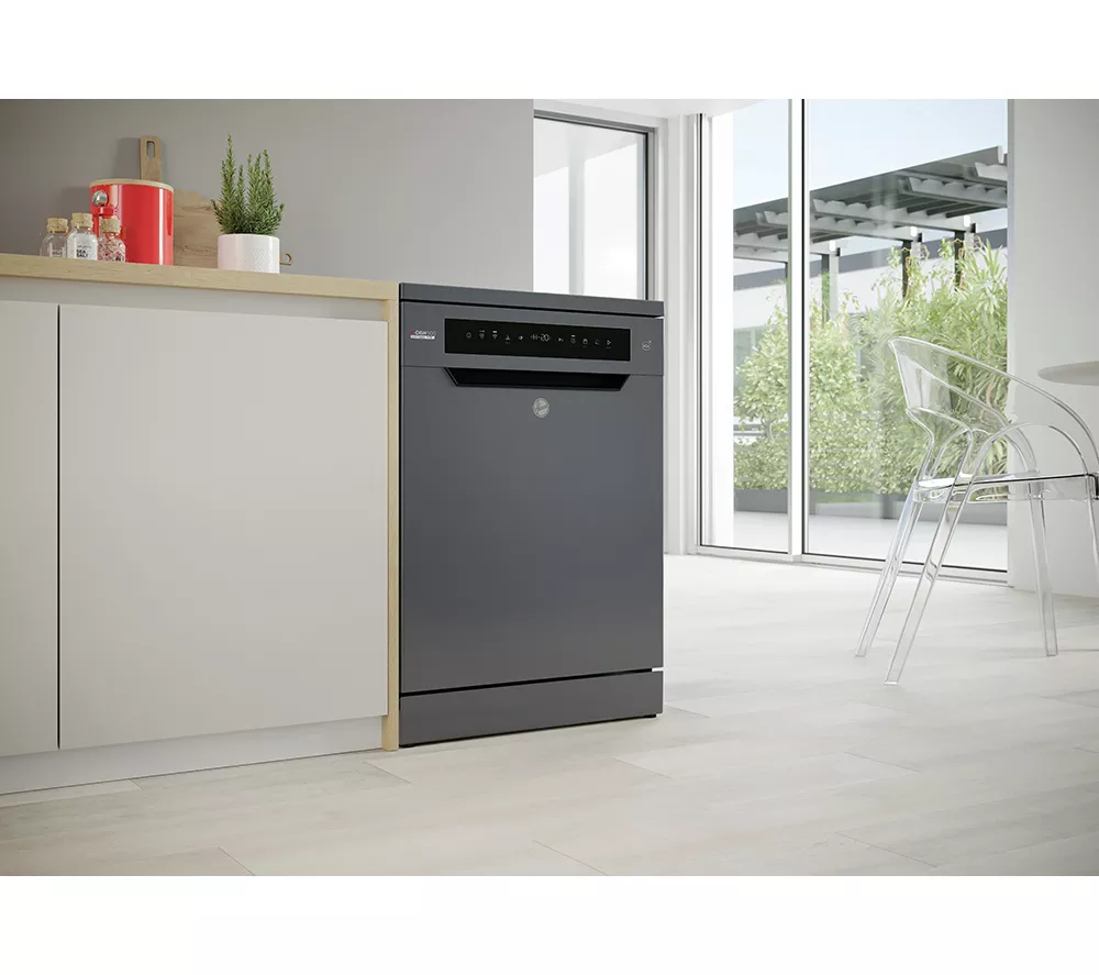 HOOVER H-Dish 500 HF 4B7F0A-80 Full-size WiFi-enabled Dishwasher - Anthracite - Image 11