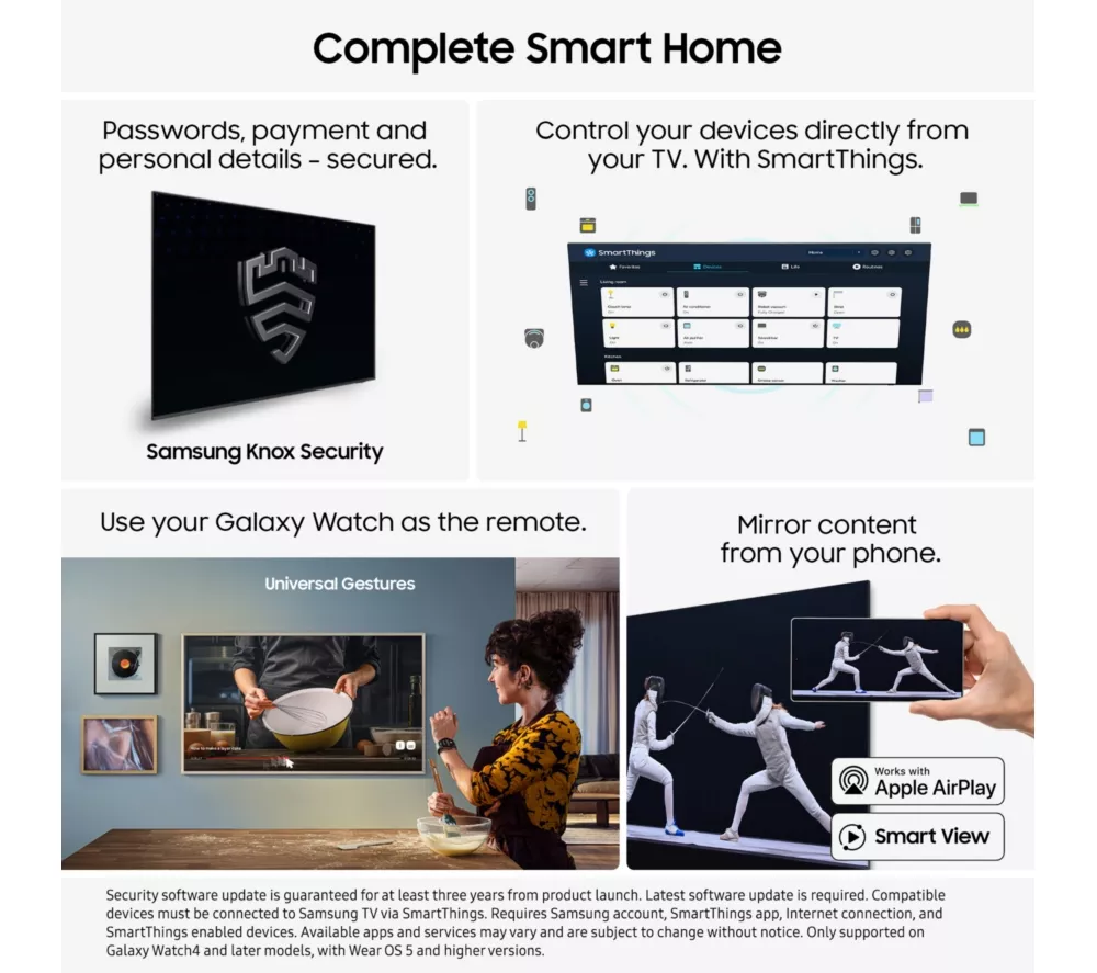 SAMSUNG QN85F 75" Neo QLED 4K Mini LED Vision AI Smart TV 2025 - QE75QN85F