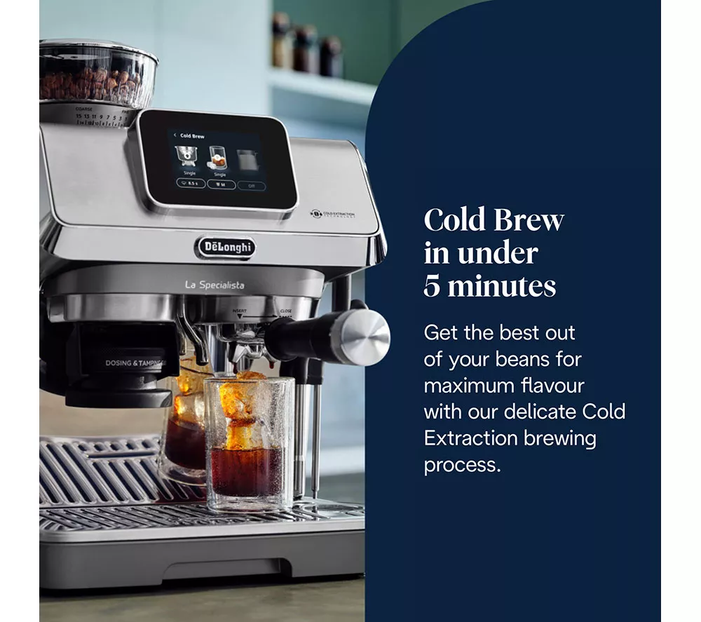 DELONGHI La Specialista Touch EC9455.M Bean to cup Coffee Machine - Stainless Steel - Image 8