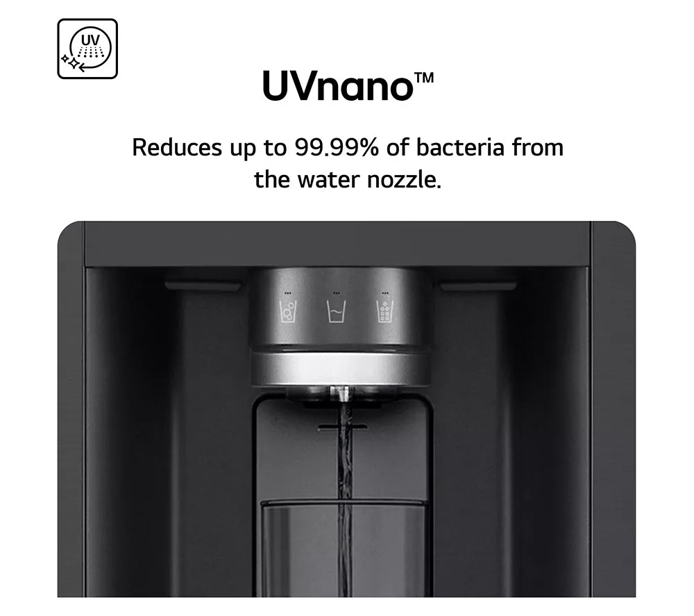 LG InstaView GMK960EV2E American-style Smart Fridge Freezer - Essence Black Steel
