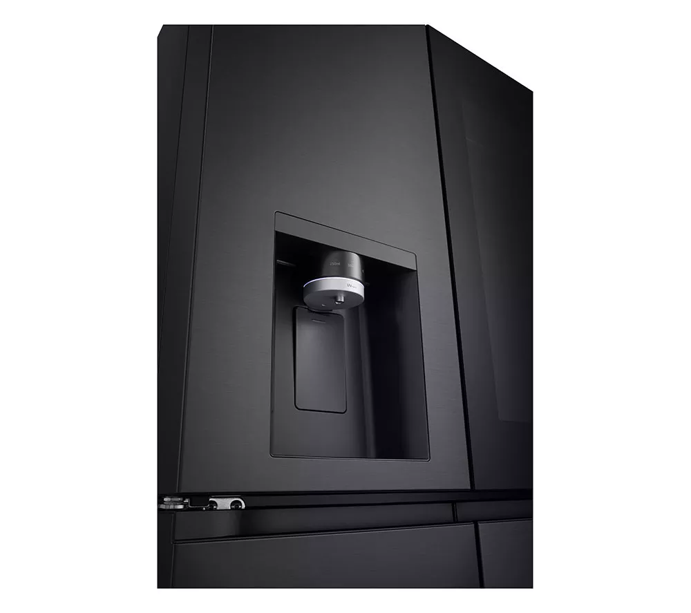 LG InstaView GMK960EV2E American-style Smart Fridge Freezer - Essence Black Steel