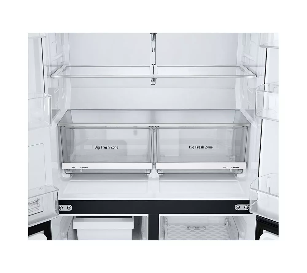 LG InstaView GMK960EV2E American-style Smart Fridge Freezer - Essence Black Steel