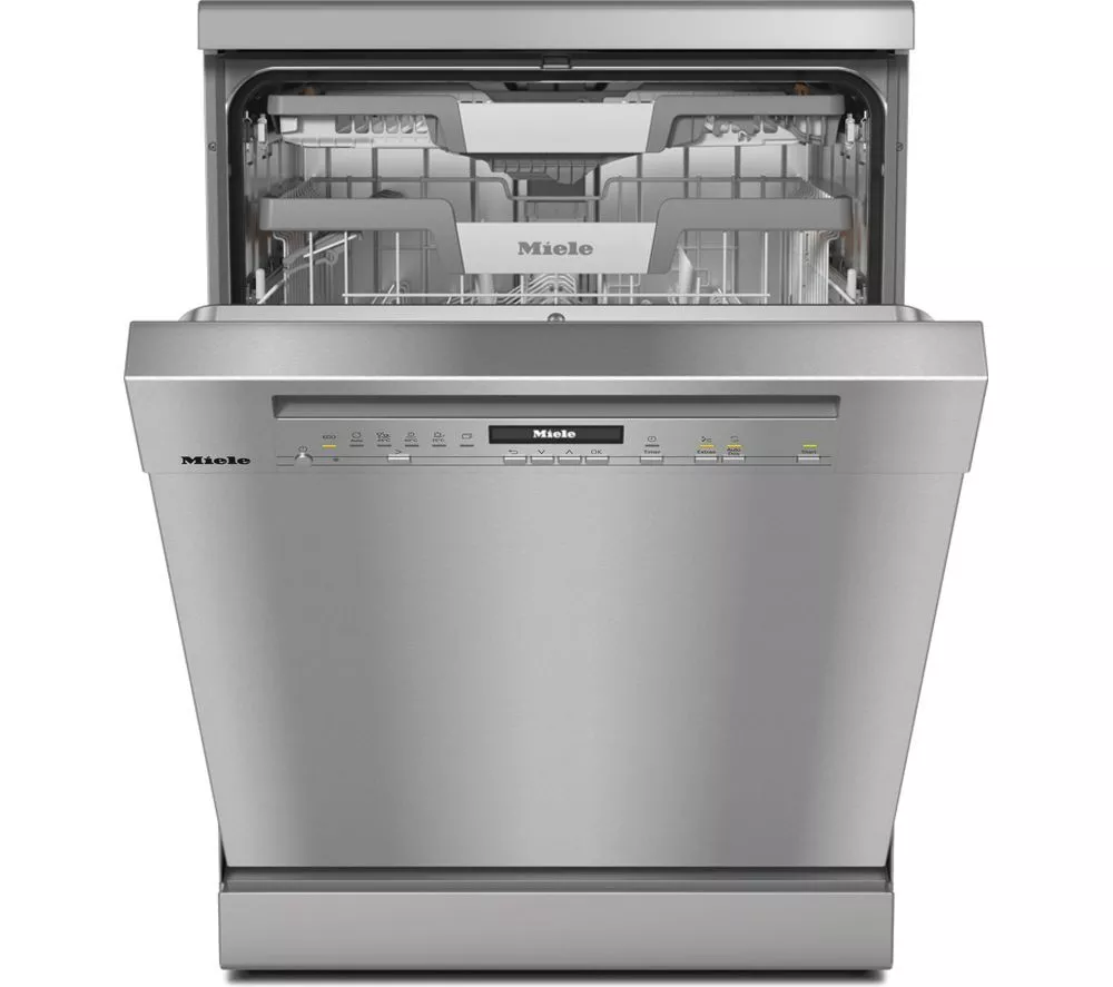 MIELE AutoDos G7040 SC Full-size WiFi-enabled Dishwasher - Clean Steel