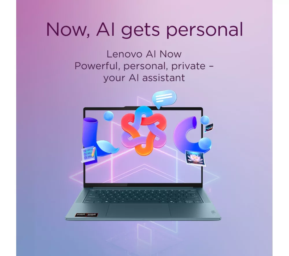 LENOVO Yoga Pro 7 14.5" Laptop, Copilot+ PC - AMD Ryzen AI 7, 1 TB SSD, Tidal Teal - Image 7