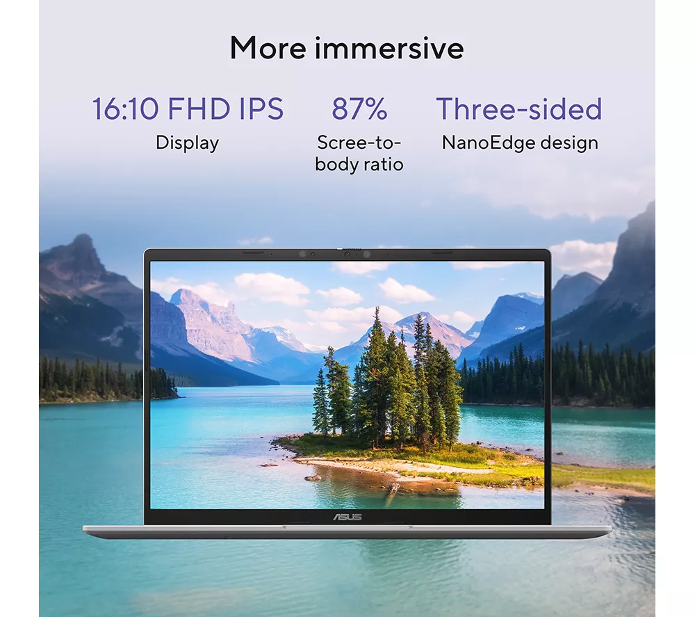 ASUS Vivobook 14 X1407QA 14" Laptop, Copilot+ PC - Snapdragon X, 512 GB SSD, Quiet Blue - Image 10