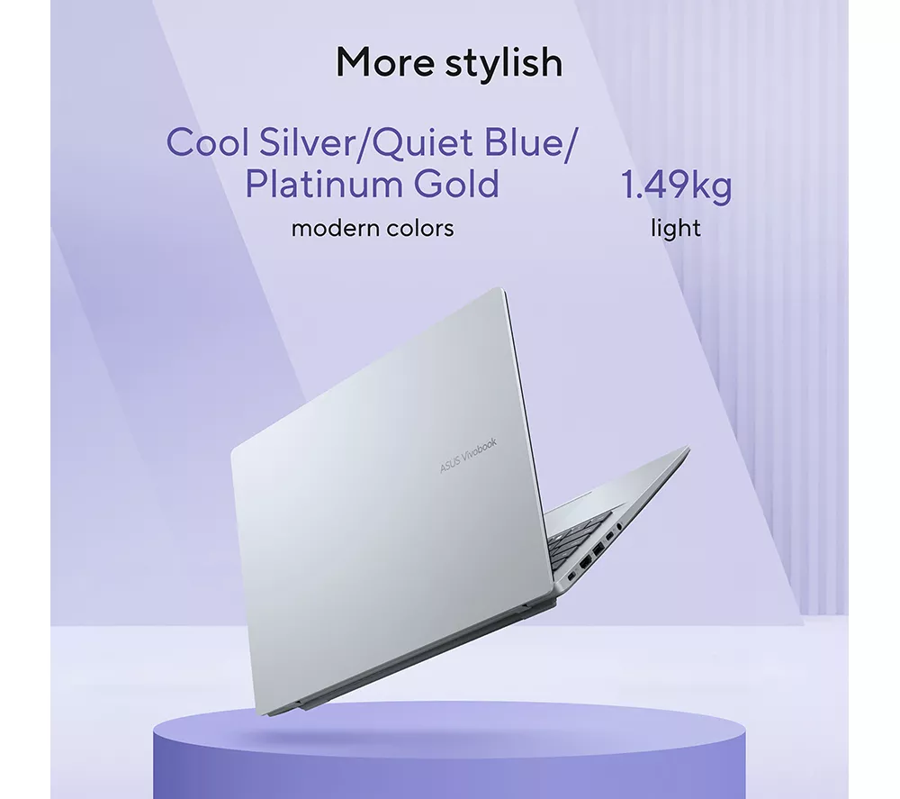 ASUS Vivobook 14 X1407QA 14" Laptop, Copilot+ PC - Snapdragon X, 512 GB SSD, Quiet Blue - Image 13