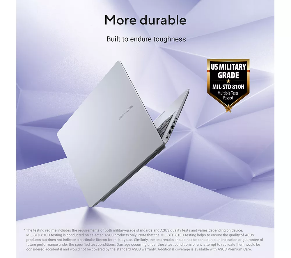 ASUS Vivobook 14 X1407QA 14" Laptop, Copilot+ PC - Snapdragon X, 512 GB SSD, Quiet Blue - Image 18