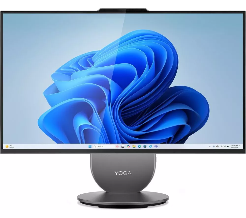 LENOVO Yoga U7 27" All-in-One PC - Intel® Core Ultra 7, 1 TB SSD, Grey