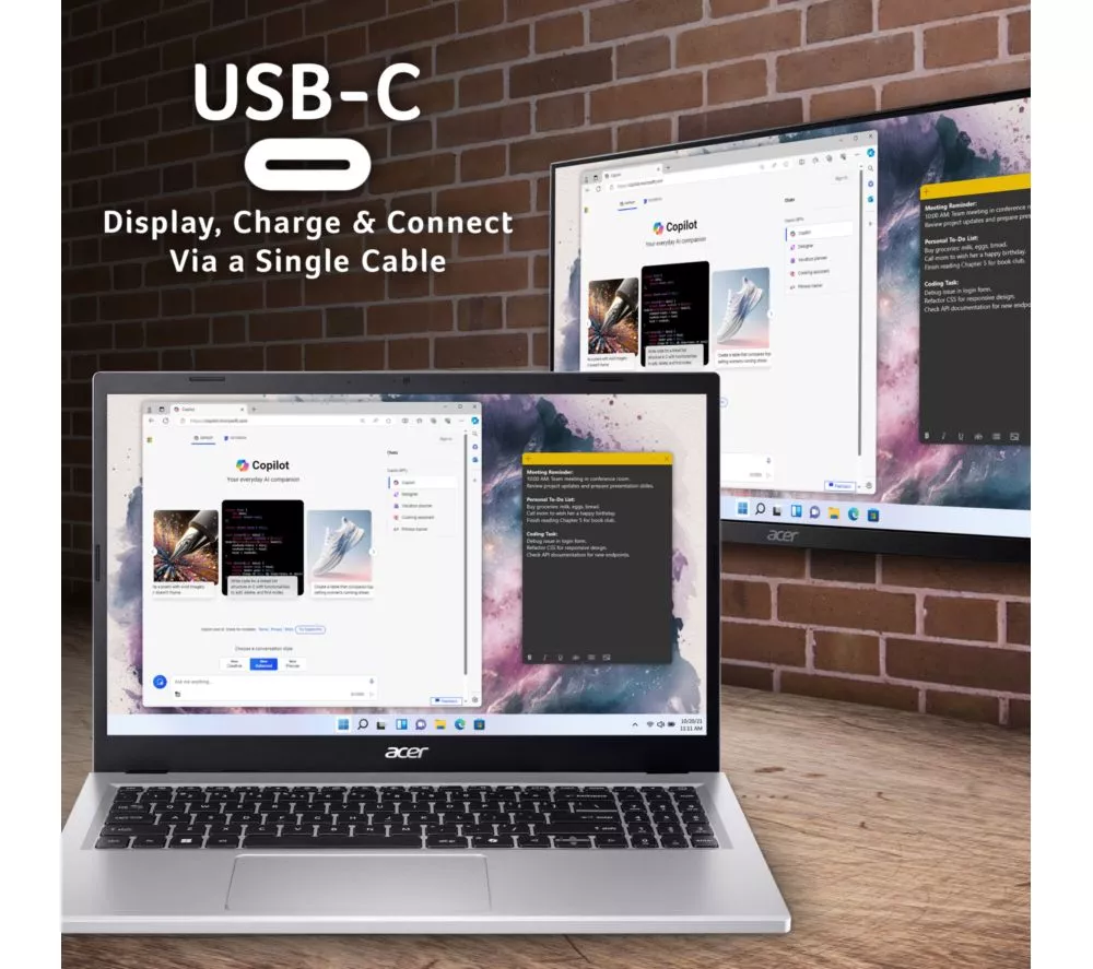 ACER Aspire Go 15 15.6" Laptop - Intel® Core™ i5, 256 GB SSD, Silver - Image 6