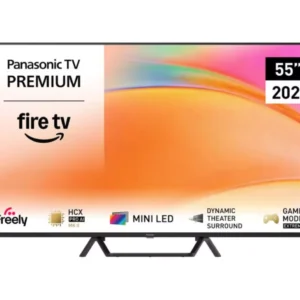 PANASONIC W95B 55" Mini LED 4K HDR Smart Fire TV with Freely - TV-55W95BEB