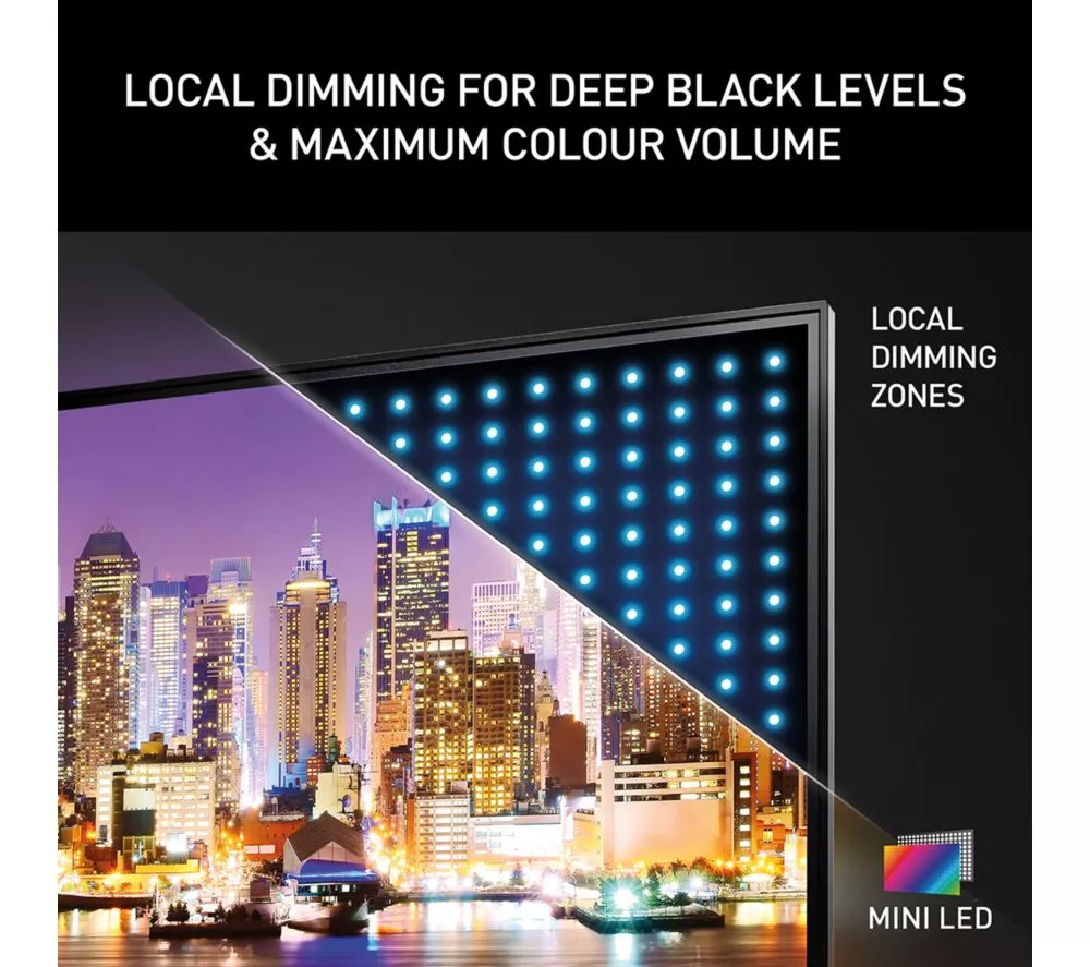 PANASONIC W95B 55" Mini LED 4K HDR Smart Fire TV with Freely - TV-55W95BEB