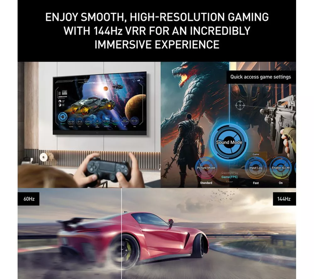 PANASONIC W95B 55" Mini LED 4K HDR Smart Fire TV with Freely - TV-55W95BEB