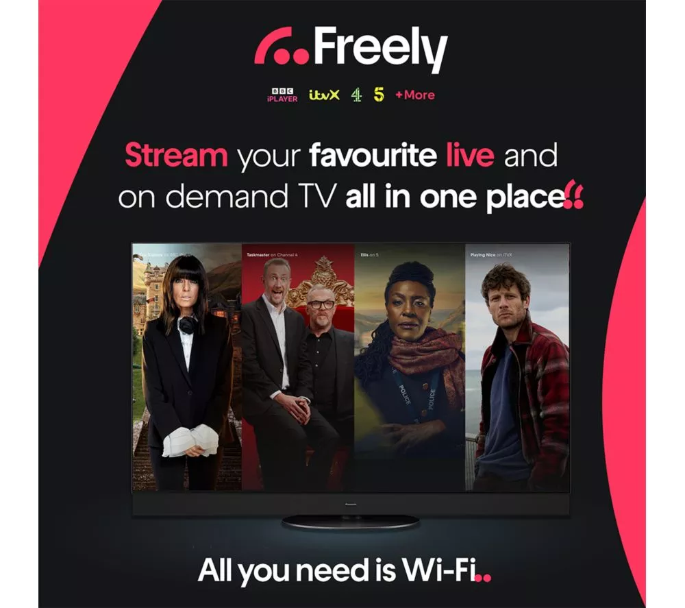 PANASONIC W95B 55" Mini LED 4K HDR Smart Fire TV with Freely - TV-55W95BEB