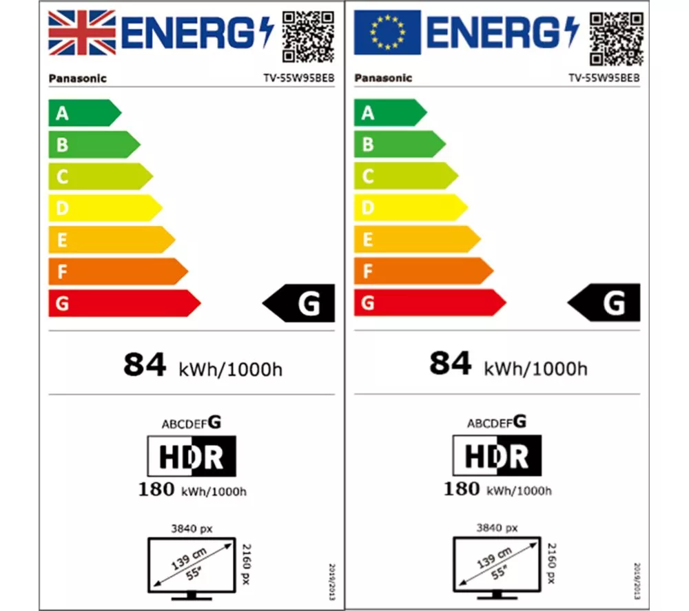 PANASONIC W95B 55" Mini LED 4K HDR Smart Fire TV with Freely - TV-55W95BEB