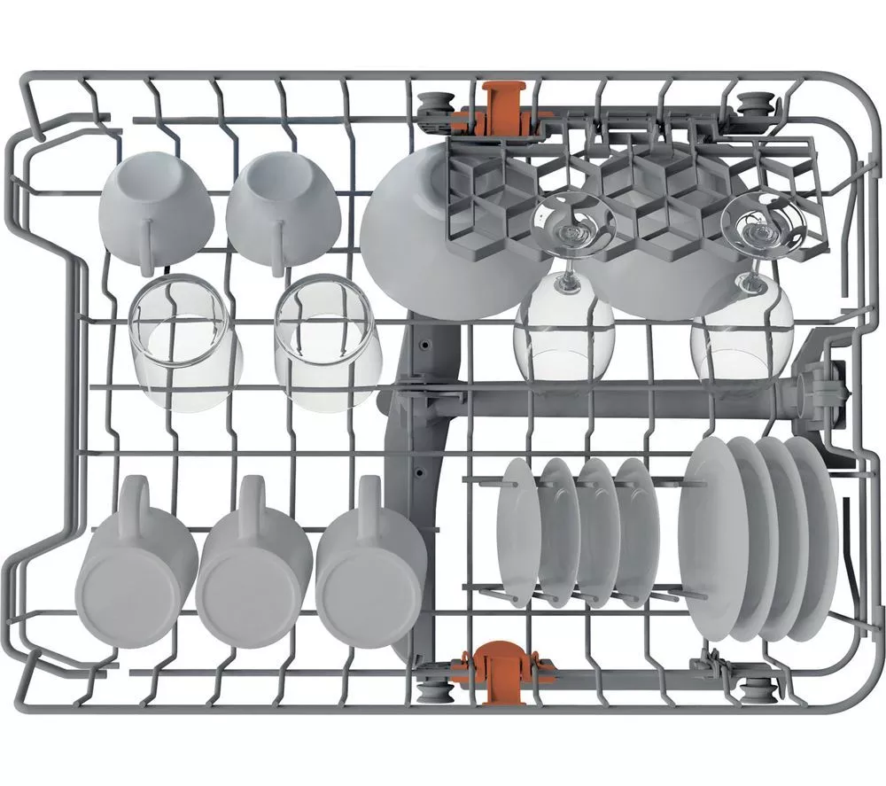 HOTPOINT HP2FE10CS90SUK Slimline Dishwasher - Silver - Image 5