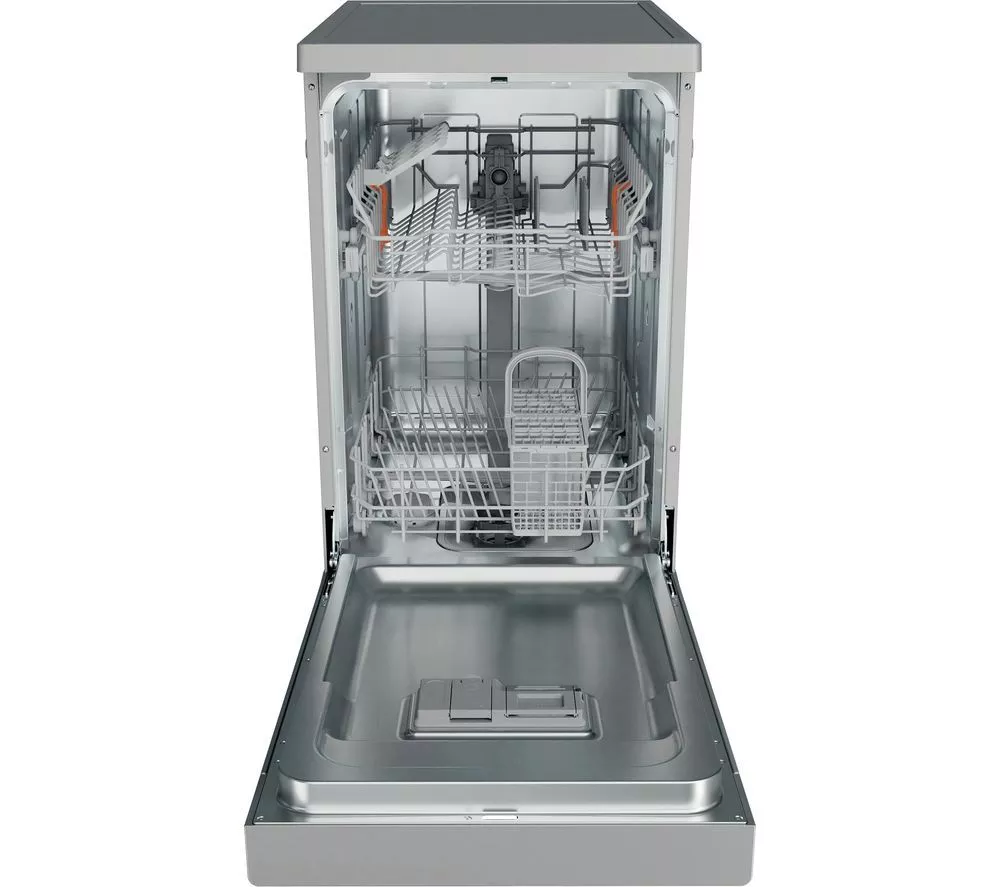 HOTPOINT HP2FE10CS90SUK Slimline Dishwasher - Silver - Image 7