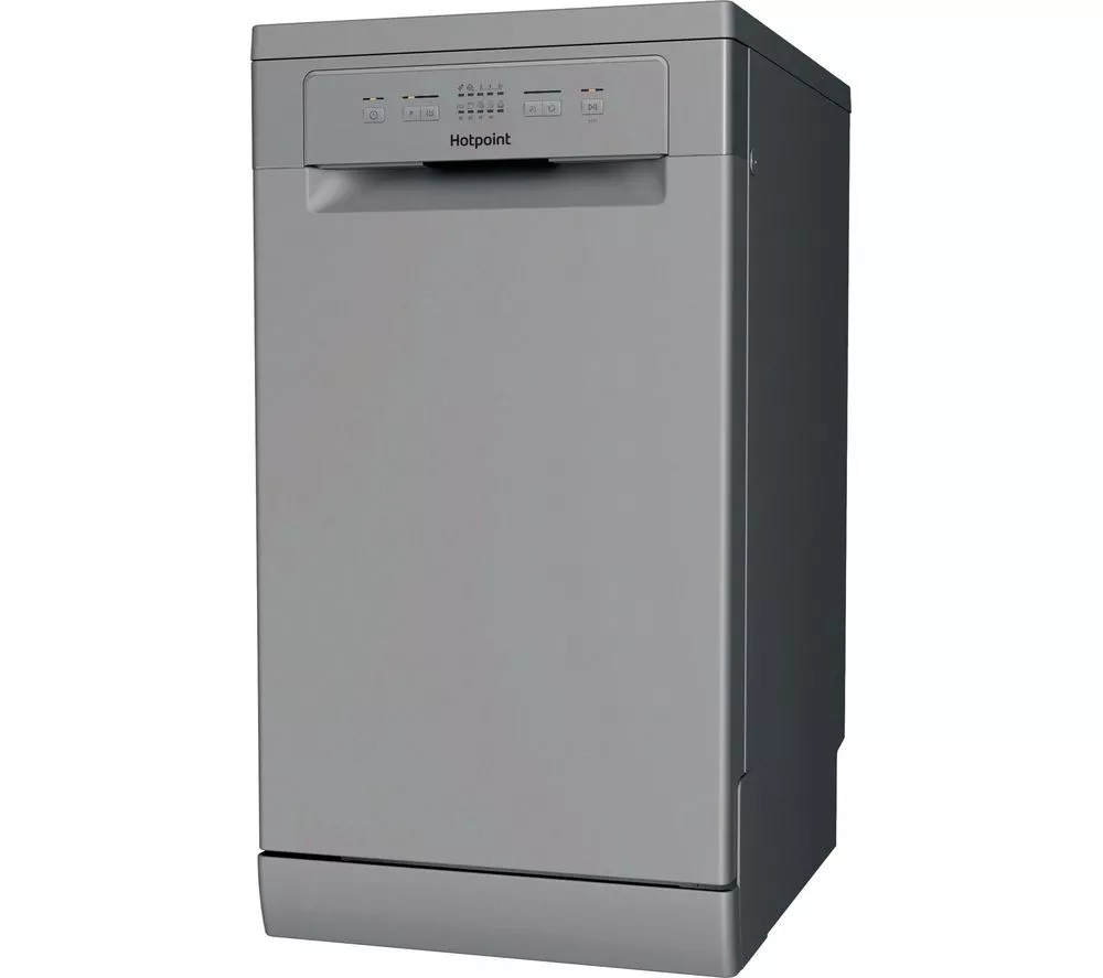HOTPOINT HP2FE10CS90SUK Slimline Dishwasher - Silver - Image 9