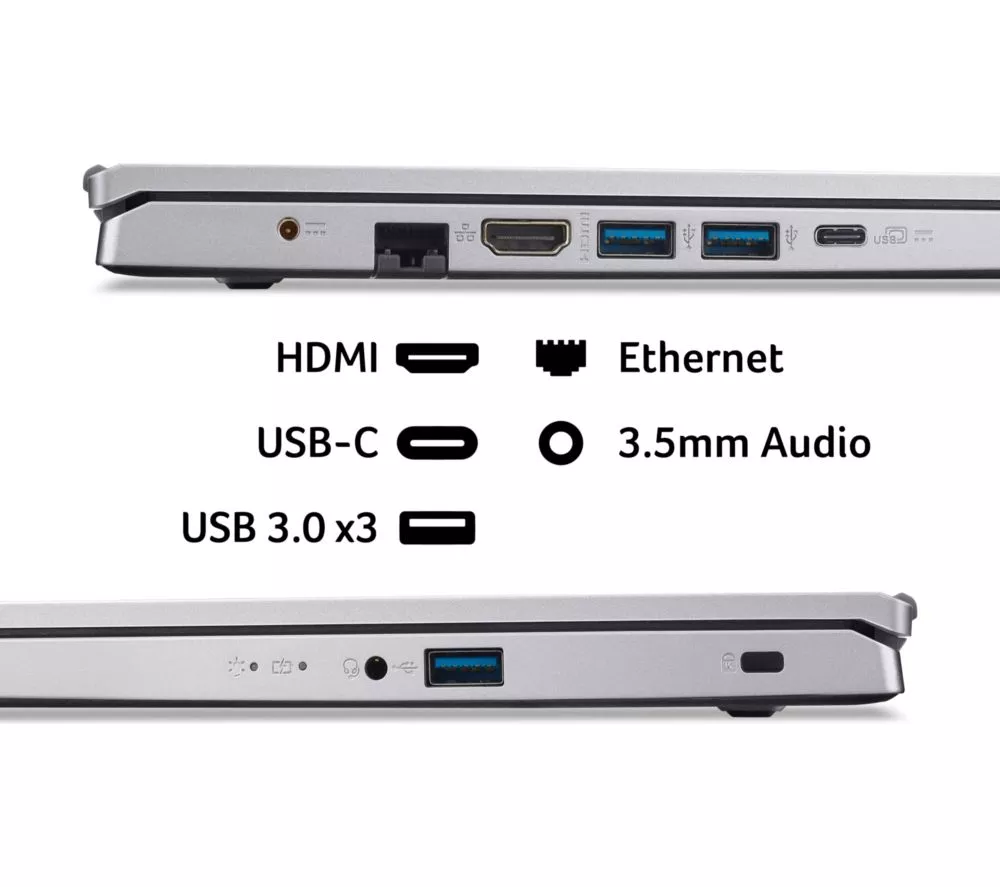 ACER Aspire Go 15 15.6" Laptop - AMD Ryzen 7, 1 TB SSD, Silver