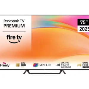 PANASONIC W95B 75" Mini LED 4K HDR Smart Fire TV with Freely - TV-75W95BEB