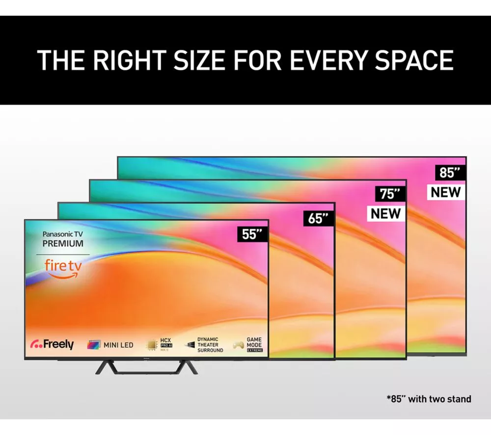 PANASONIC W95B 65" Mini LED 4K HDR Smart Fire TV with Freely - TV-65W95BEB - Image 7