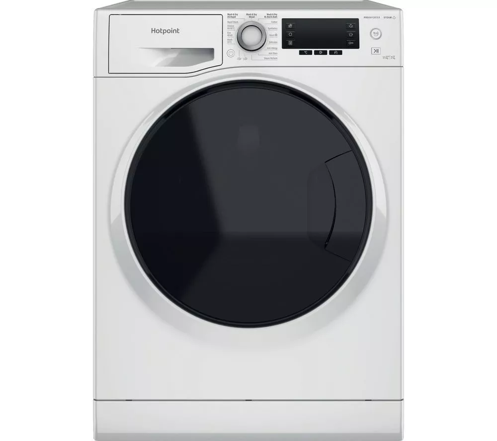 HOTPOINT ActiveCare NDD 11748 DA UK 11 kg Washer Dryer - White
