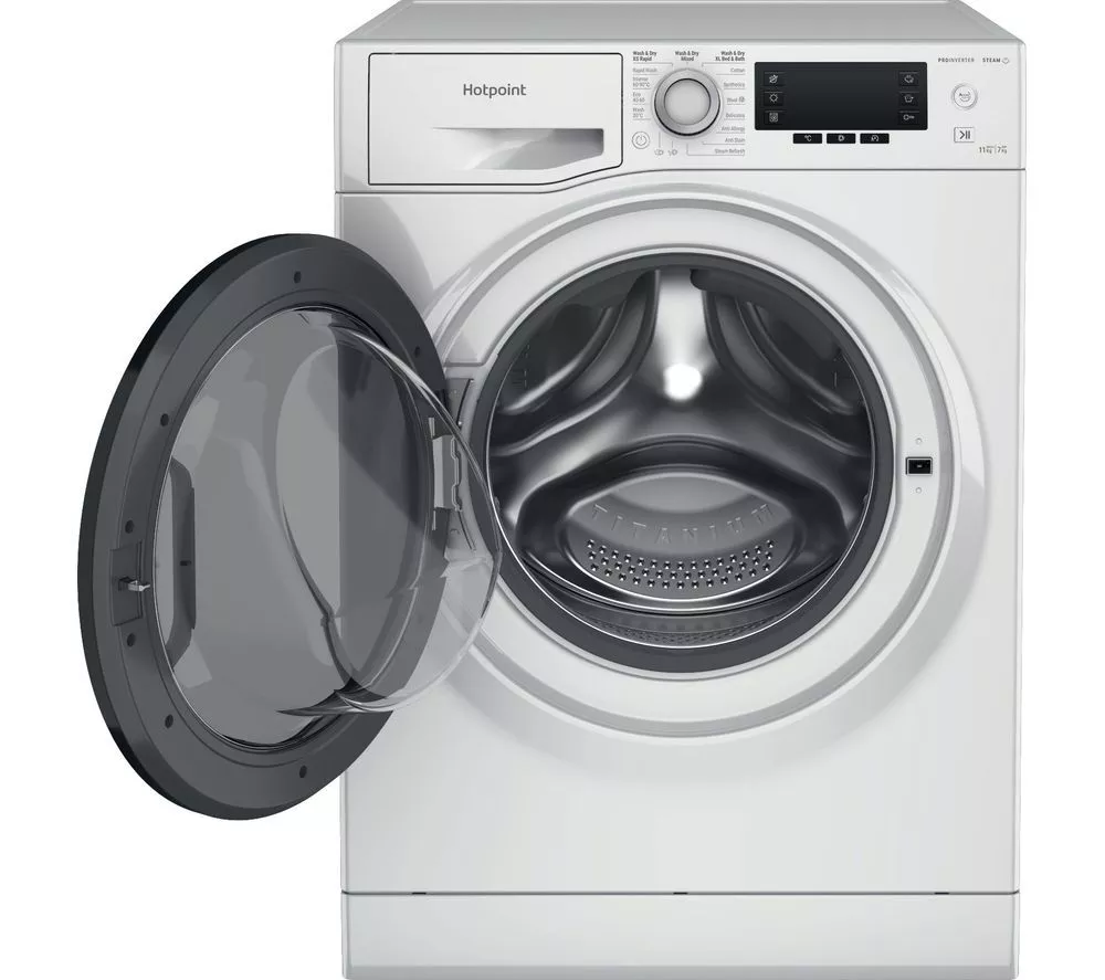 HOTPOINT ActiveCare NDD 11748 DA UK 11 kg Washer Dryer - White - Image 3