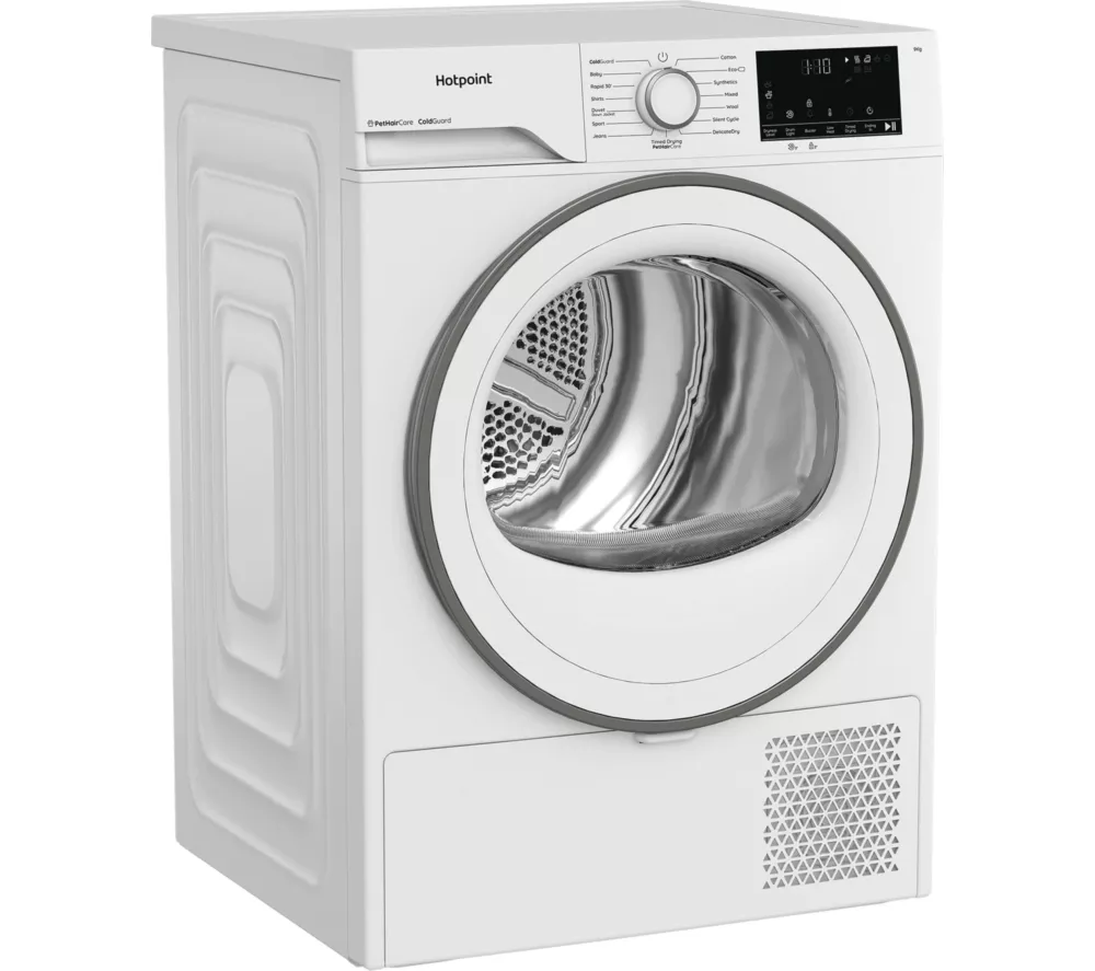HOTPOINT C HD 94M WW UK 9 kg Heat Pump Tumble Dryer - White