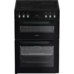 HOTPOINT Air Fry HDE6VDCASB1 60 cm Electric Ceramic Cooker - Black