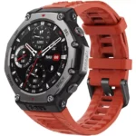 AMAZFIT T-Rex 3 Smart Watch - Lava, Silicone Strap