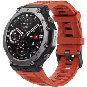 AMAZFIT T-Rex 3 Smart Watch - Lava, Silicone Strap