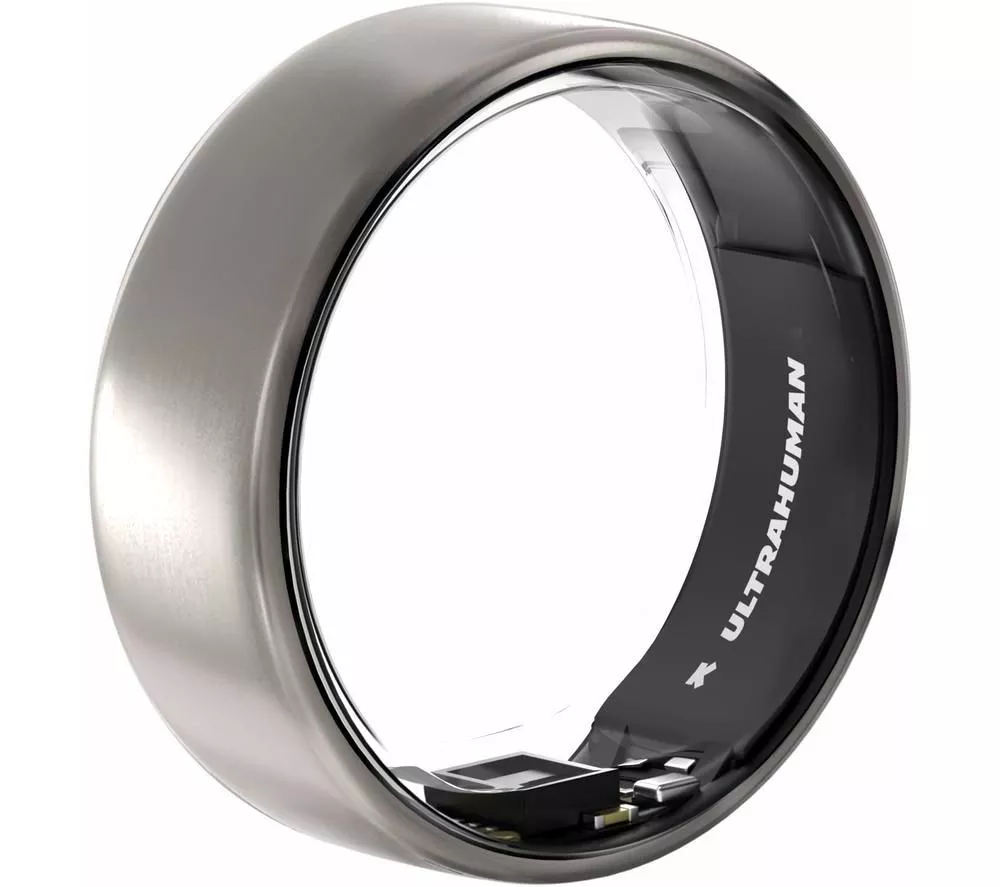 ULTRAHUMAN Ring Air - Raw Titanium, Size 11