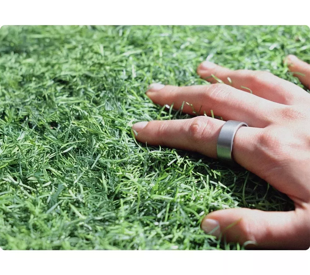 ULTRAHUMAN Ring Air - Raw Titanium, Size 11 - Image 2