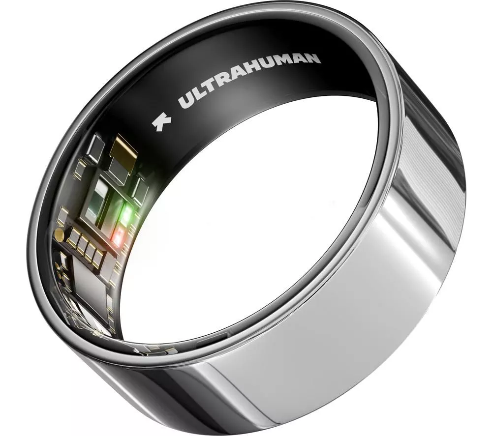 ULTRAHUMAN Ring Air - Space Silver, Size 5 - Image 3