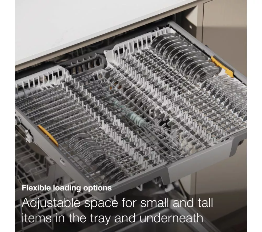 MIELE AutoDos G7040 SCVi Full-size WiFi-enabled Dishwasher - Clean Steel