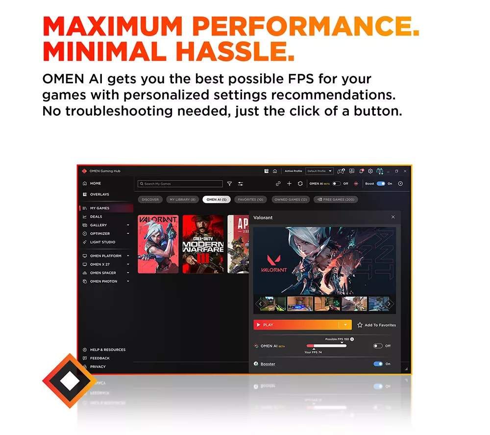 HP OMEN 16L Gaming PC - Intel® Core™ i5, RTX 5060, 1 TB SSD - Image 8